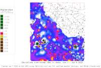 Idaho deviations from normal to date