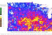 N. Central US deviations from normal to date