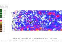 NW US deviations from normal to date