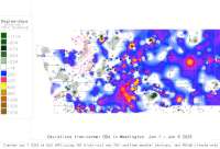 Washington deviations from normal to date