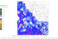 Idaho deviations from normal to date