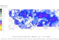 Montana deviations from normal to date