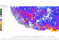 SW US deviations from normal to date