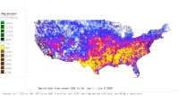 SW US deviations from normal to date