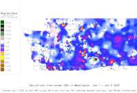 Washington deviations from normal to date