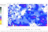 Wyoming deviations from normal to date