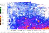 N. Central US deviations from normal to date