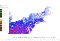 W US deviations from normal to date