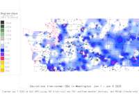 Washington deviations from normal to date